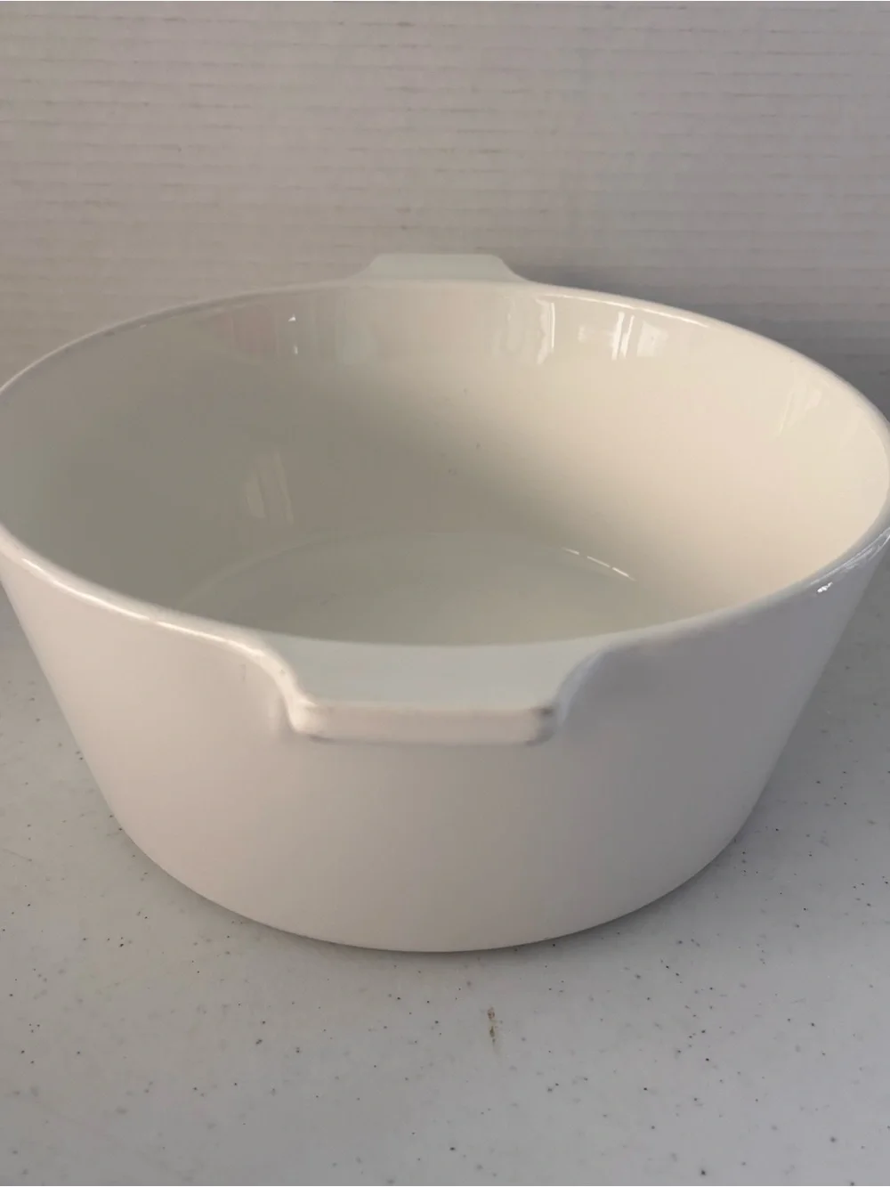 Corning Ware Buffet Server B-2 1/2-B White 2.5 Quart Mid Century Vintage 1960's